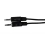 MicroConnect AUDLL5 audio kabelis 5 m 3.5mm Melns
