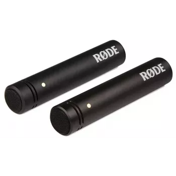 Studio kondensatora mikrofons RØDE M5 — vadu, 20–20000 Hz, 200 Ω, -34 dB, 20×100 mm, melns