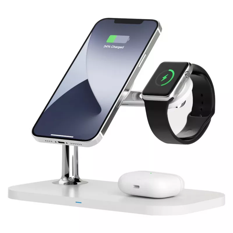 RealPower ChargeAir MAG uzlādes stacija ar MagSafe, balta (416596)