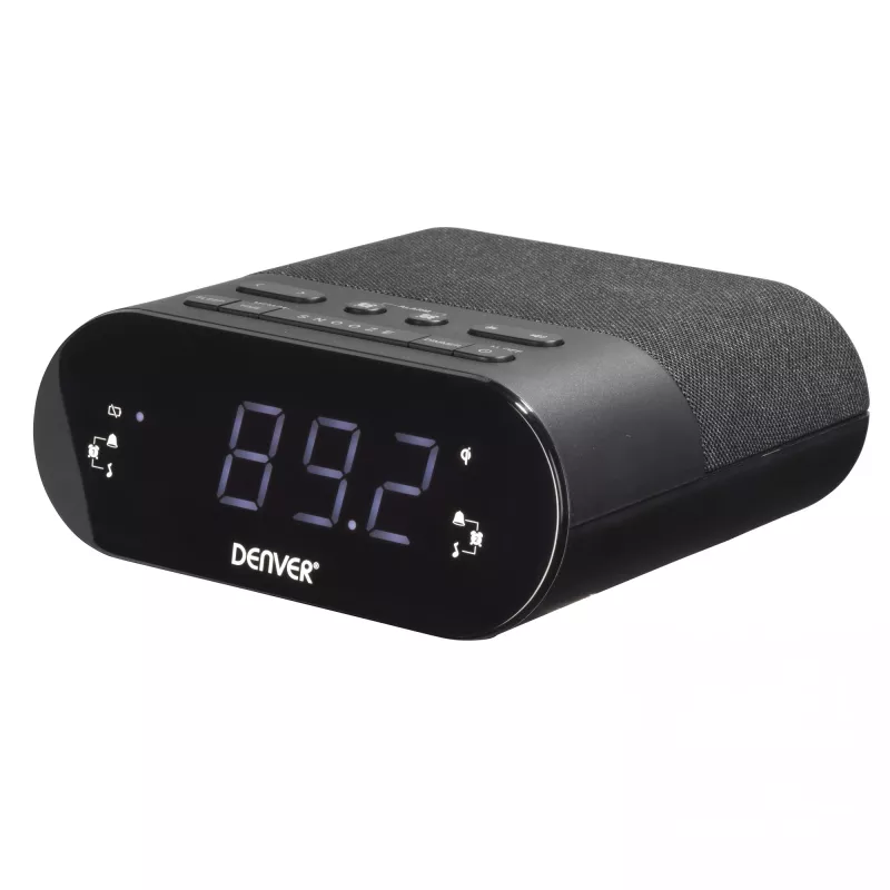 Denver CRQ-107 Digitālais modinātājpulkstenis Melns