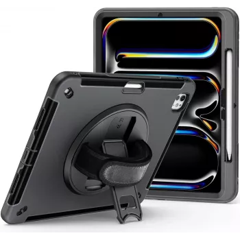 Kickstand Maciņš jt berlin Apple iPad Pro 13 2024 — Rugged Black