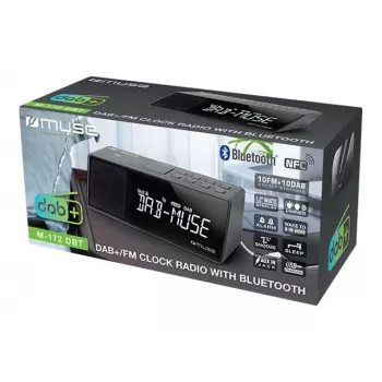 Muse M-172 DBT pārnēsājams DAB+/FM RDS radio, melns