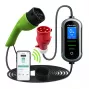 Elektroauto lādētājs QOLTEC Mobile EV 2in1 Type2 11 kW 400 V Wi‑Fi TUYA SMART LIFE LCD portatīvā wallbox 5 m kabelis