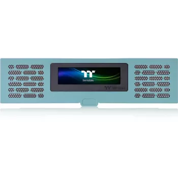 Thermaltake AC-067-OOCNAN-A1, pilna torņa korpuss, LCD paneļa komplekts, tirkīza, 5 V, 14 W, 277.5 mm