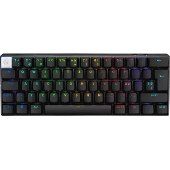 Logitech Pro X 60 Lightspeed bezvadu mehāniskā tastatūra TACTILE-BLACK-CH-EMEA28I-935 (920-011907)