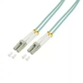 Logilink optiskās šķiedras savienojuma kabelis LC Multi-Mode (M) - LC Multi-Mode (M) 2 m OM3 50/125 µm bezhalogēna akvamarīns (FP3LC02)