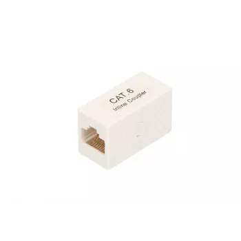Savienojuma kārba Extralink RJ45 CAT6 UTP, plastmasa, balta, 1 gab.