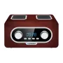 Pārnēsājams radio BLAUPUNKT PP5.2BR — FM radio, 60 atmiņas vietas, USB/MP3, AUX, akumulators 1000 mAh, 3 W RMS, bronzas krāsa