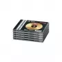 Hama CD Jewel Case Standard, 5 iepakojumā, 1 disks, Melns, Caurspīdīgs