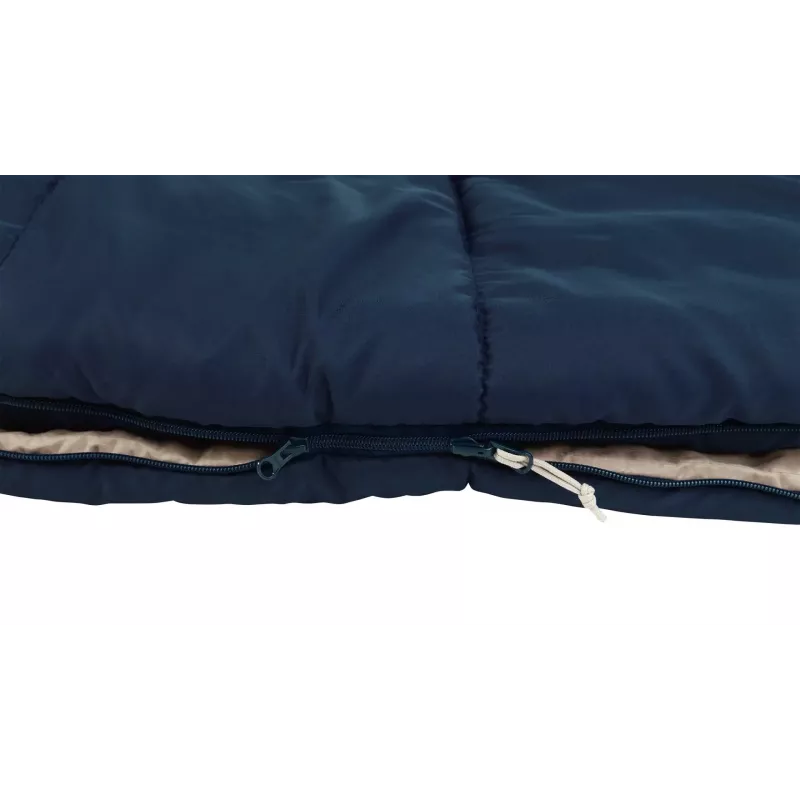 Gulammaiss Outwell Contour Lux XL — taisnstūra pieaugušo, poliestera, 2200×1050 mm, līdz 190 cm, zils