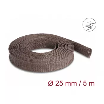 Kabeļa uzmava DeLOCK 20906 Brūna Poliesters 2.5 cm