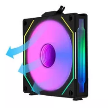 LIAN LI UNI FAN SL-INF 120 ARGB Reverse Blade 3-Pack - Melns