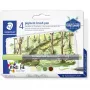 Staedtler pigment brush pen 371 flomāstera pildspalva Dzeltena 1 gab