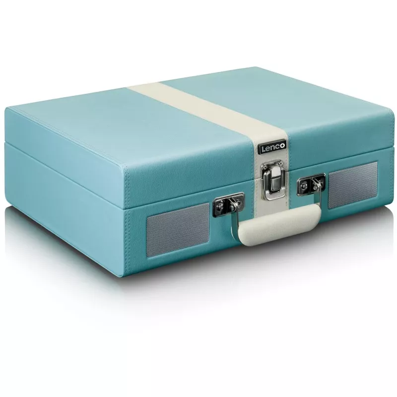 Belt-drauga audio atskaņotājs Lenco TT-110 Blue White Semi Automatic