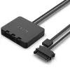 NZXT F140 RGB DUO 14 cm melns 500-1800 RPM 2 gab. komplekts