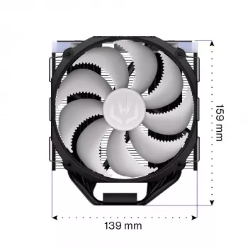 Endorfa Fortis 5 ARGB Black CPU dzesētājs