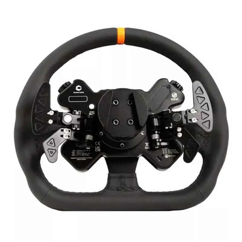 Cammus Valo GT-23 bezvadu stūre 32 cm, āda, melna