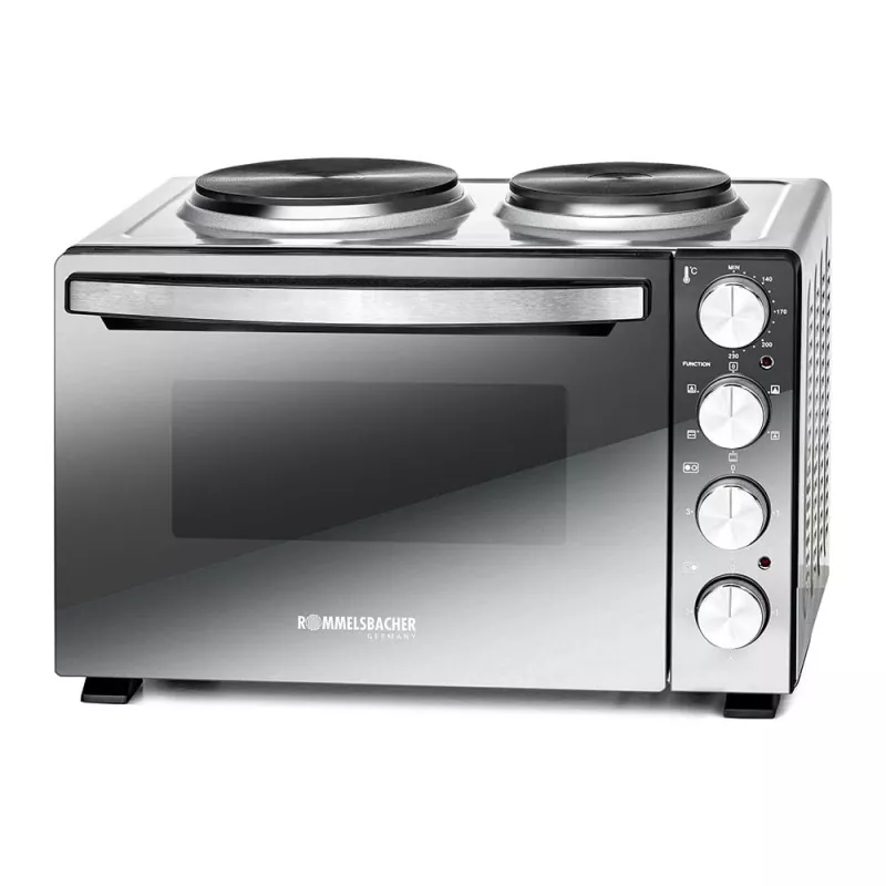 Rommelsbacher KM 3300 30 L Melns - Galda Cepeškrāsns ar Plīti