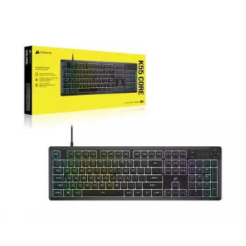 Mehāniskā tastatūra K55 Core RGB melna