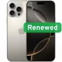 Atjaunots Apple iPhone 16 Pro 256GB Natural Titanium (B klase) | 6,3 collu OLED | 5G | iOS