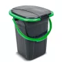 GreenBlue GB320BG pārnēsājama kempinga tualete-spainis, melns/zaļš