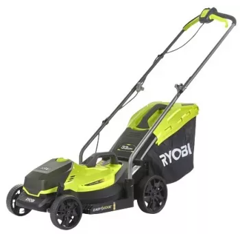 Ryobi RLM18X33B40 zāles pļāvējs, stumjamais, akumulatora, melns/zaļš