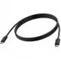 USB kabelis Vision TC-USBCFF/BL USB 3.2 Gen 1 USB-C melns