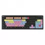 Logickeyboard ASTRA 2 USB QWERTZ Tastatūra Melna Pilnizmēra 108 Taustiņi