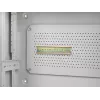 Sienas stiprinājuma skapis Lanberg WAF1 19 inch 4U+3U 540x200 mm, zems profils, pelēks