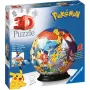 Ravensburger Pokemon 3D puzle 72 gab. Karikatūras