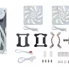 Šķidruma dzesēšanas komplekts Cooler Master MasterLiquid 240L Core ARGB White — 240 mm radiators, 120 mm ventilatori, atbalsta LGA1700/AM5/AM4 un vecākus ligzdas