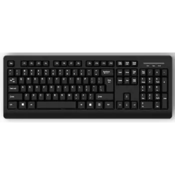 Tastatūra MediaRange MROS109 Office USB QWERTZ vācu melna