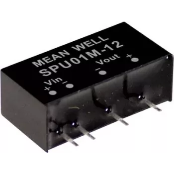 MEAN WELL SPU01L-12 1 W barošanas avots 4.5-5.5 V ieeja 12 V izeja