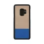 Telefona maciņš man and wood Samsung Galaxy S9 — baložu melns, aizsargājošs cietais aizmugures vāciņš
