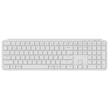 Keychron B6P-K8 tastatūra pilnizmēra USB RF bezvadu Bluetooth ziloņkaula krāsā