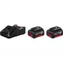 Bosch 1 600 A01 9S0 bezvadu instrumentu akumulatoru un lādētāju komplekts