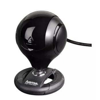 Hama 00053950 tīmekļa kamera 1.3 MP 1280 x 1024 pikseļi USB 2.0 Melna