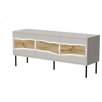 Cama INSERTO 3D TV skapis 143.5x40x61.5 kašmira + LED