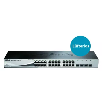 D-Link DGS-1210-28 pārvaldāms L2/L2+ slēdzis 1U melns