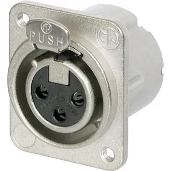 Neutrik NC3FD-LX-M3 Piederums savienojamībai Sudrabs