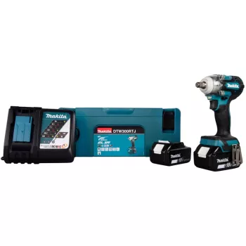 Trieciena skrūvgriezis Makita DTW300RTJ 3200 apgr./min, 18V, 2 baterijas