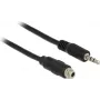 Audio kabelis 3.5 mm DeLOCK 85116 1 m Melns