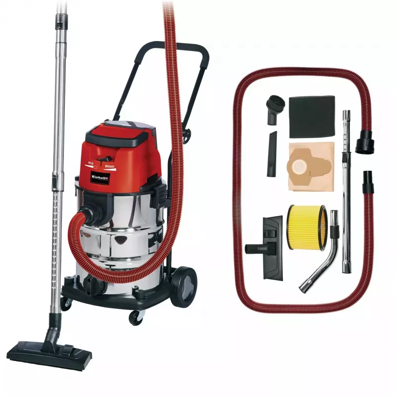 Einhell TE-VC 36/30 Li S-Solo bezvadu putekļsūcējs mitrai un sausai uzkopšanai, 30 l