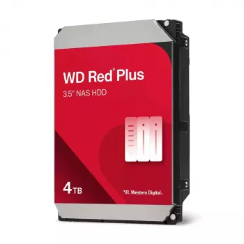 Iekšējais HDD Western Digital Red Plus WD40EFZZ 4 TB 5400 RPM 128 MB 3.5 collu SATA III