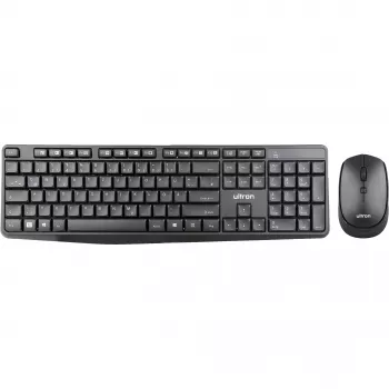 Ultron UMC300 Bezvadu tastatūras un peles komplekts - RF Vācu Melns (364180)