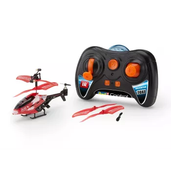 Helikopters RC Revell TOXI ar elektromotoru, LiPo 75 mAh, 15 g, balts/sarkans/melns