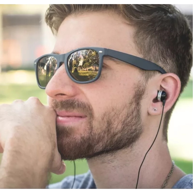 Koss THE PLUG CLASSIC vadiņu iekšausmu austiņas ar trokšņu slāpēšanu, melnas