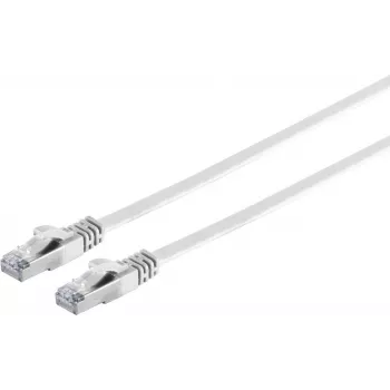 ShiverPeaks S/CONN RJ45 plakanais Cat.7 tīkla kabelis 1m Balts