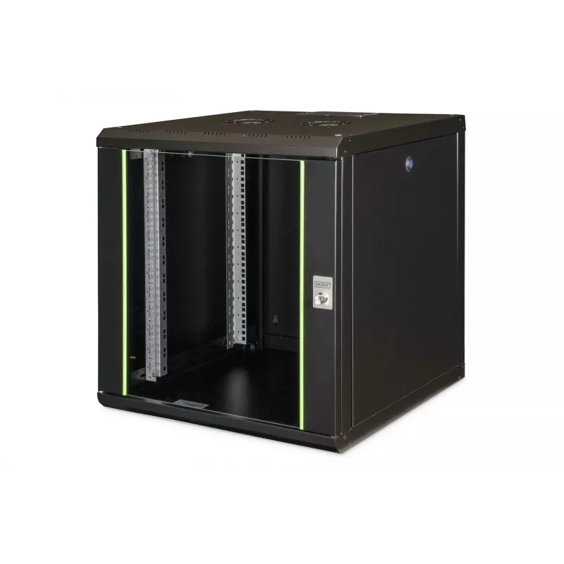 Sienas stiprinājuma skapis Digitus DN-19 12U-6/6-SW