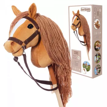 Zirgs uz kociņa HOPPIHORSE Hobby Horse A3 Chestnut